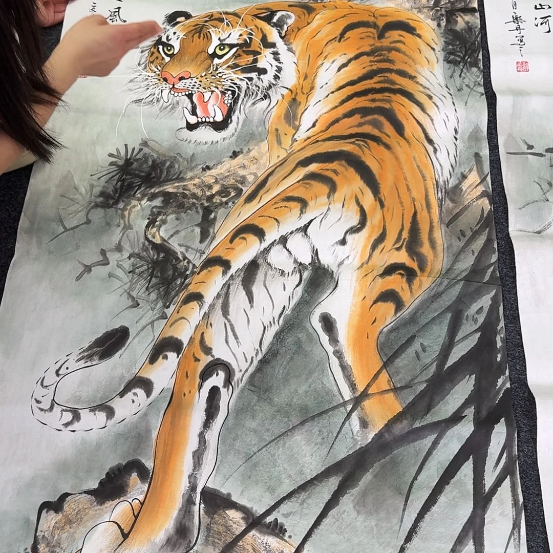 纯手绘年画好作品