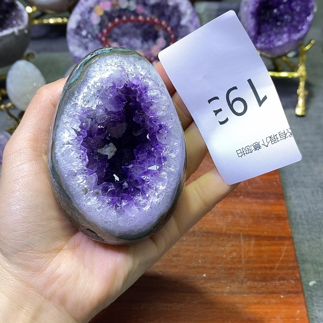 珠宝半成品未镶嵌紫晶