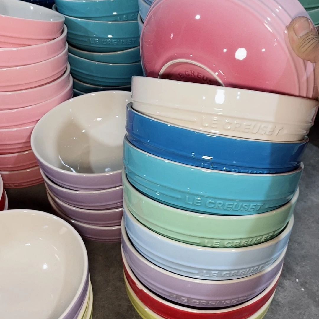 瓷片微瑕陶瓷餐具家用 两个8.5