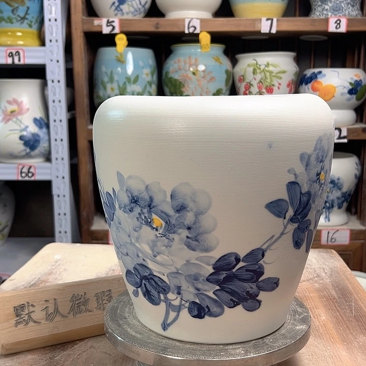 陶苹果兰兰牡丹陶瓷