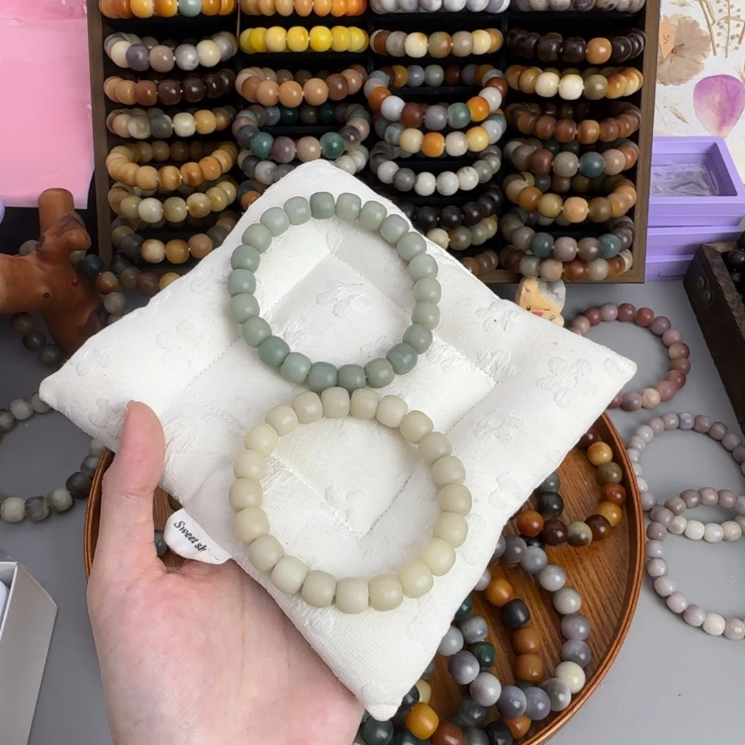 白玉菩提吊坠干磨 冰岛