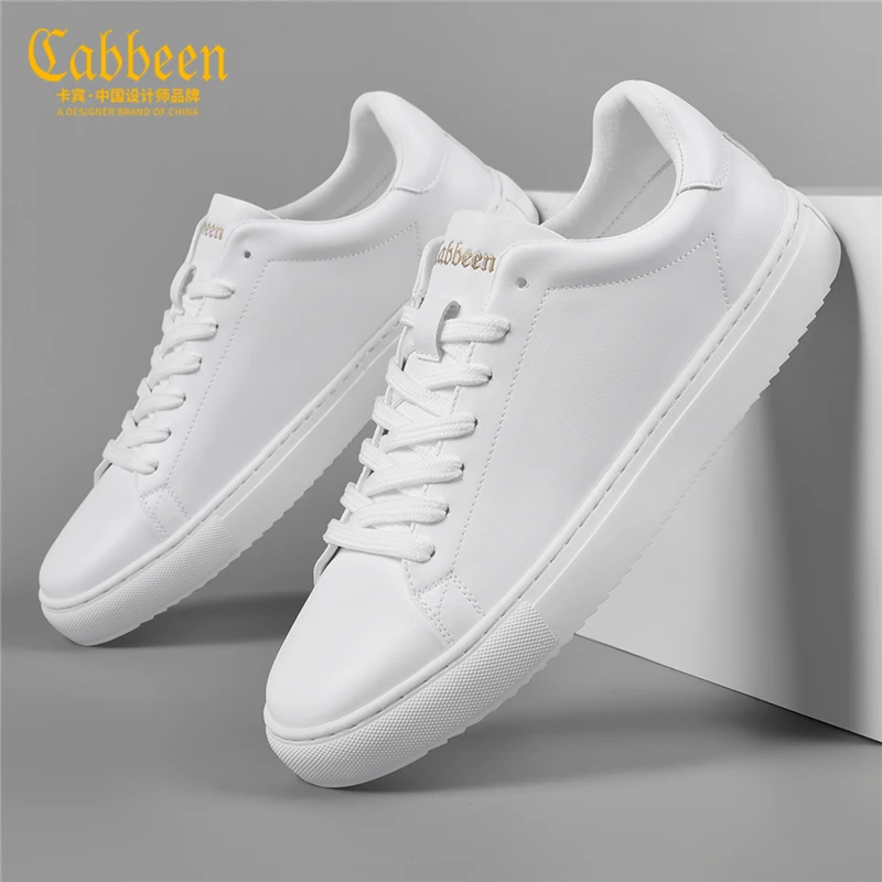 卡宾男鞋经典小白鞋春秋款男士休闲板鞋男百搭潮流男式休闲鞋子
