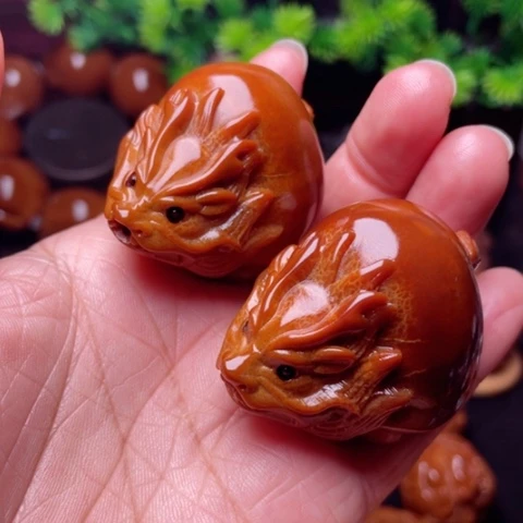 【闪购商品】手串/手链橄榄核38左右光背龙龟手球