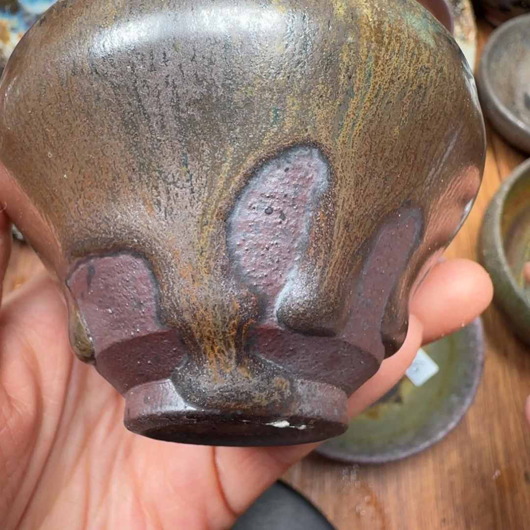 柴烧建盏茶盏茶杯719