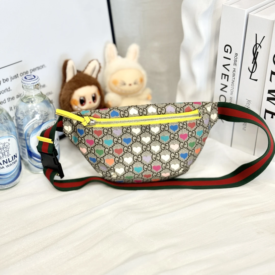 99新 GUCCI/古驰 古驰/儿童系列/胸包腰包/经典百搭可爱/