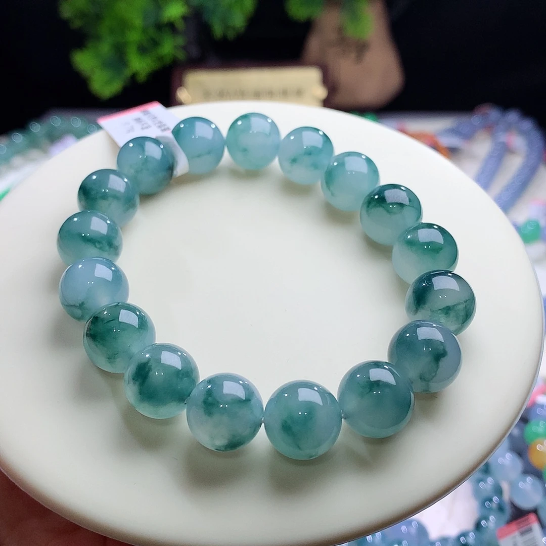 未镶嵌手串翡翠卡12mm