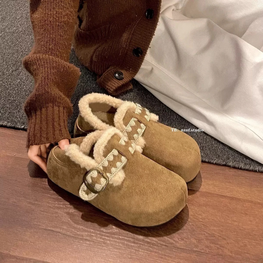 N大码加棉加肥博肯鞋