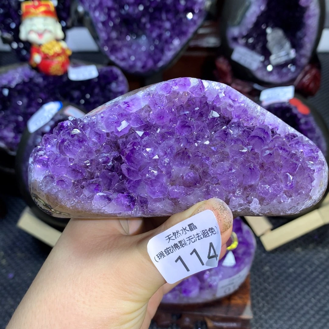 未镶嵌紫晶大型摆件（非配饰）月