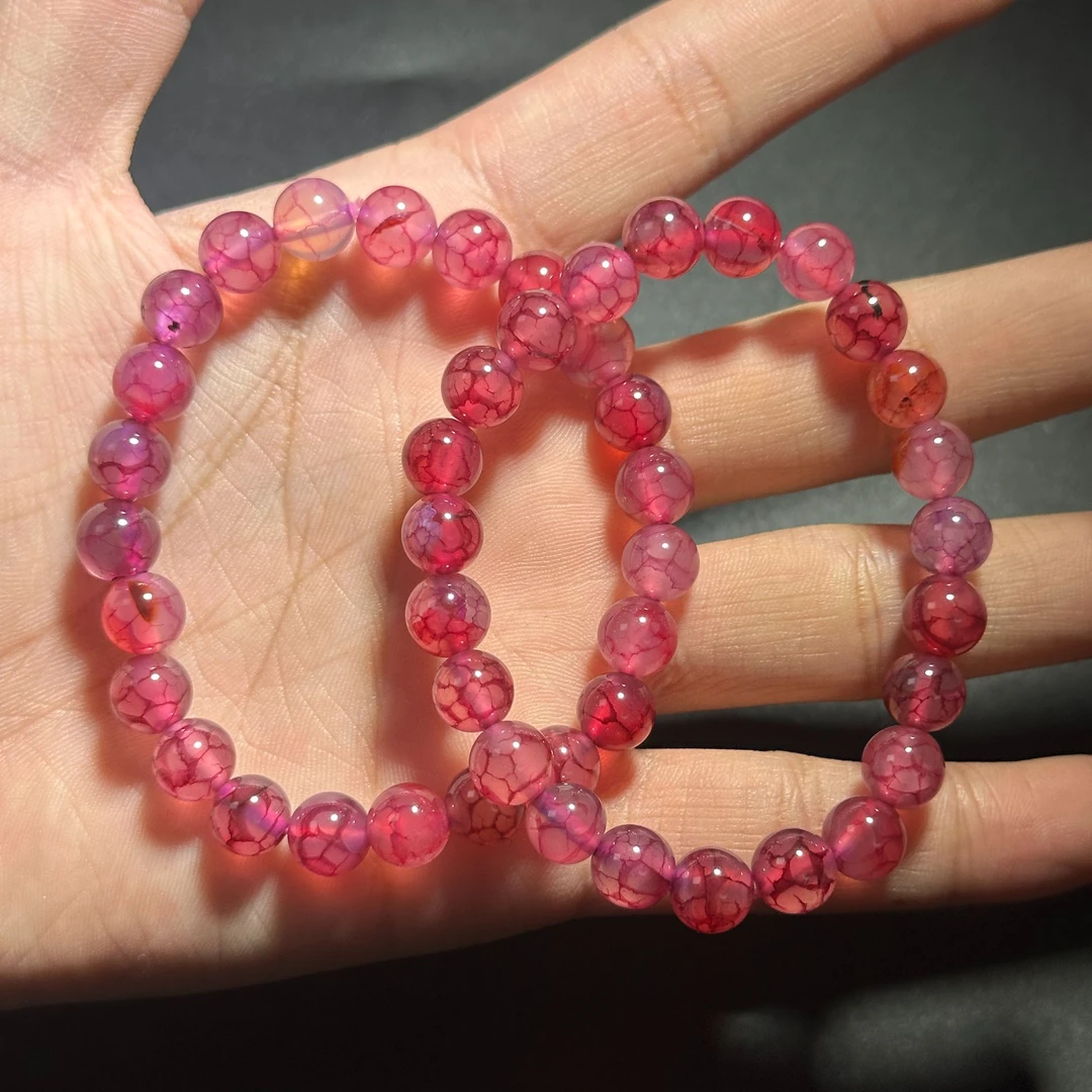 【三地推荐】血 胆 金 莲圆珠手链（多样发一）-6419