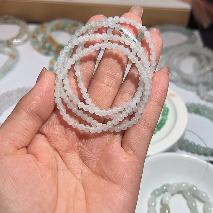 翡翠未镶嵌手链翡翠材质