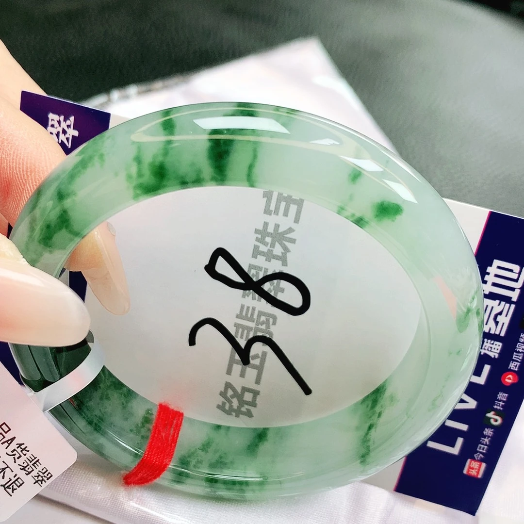 翡翠未镶嵌手镯缅甸天然a货翡翠手镯