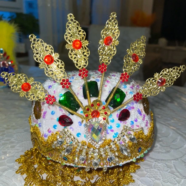 礼帽纯手工民族风法式古装舞台四季通用公主节日帽子时尚