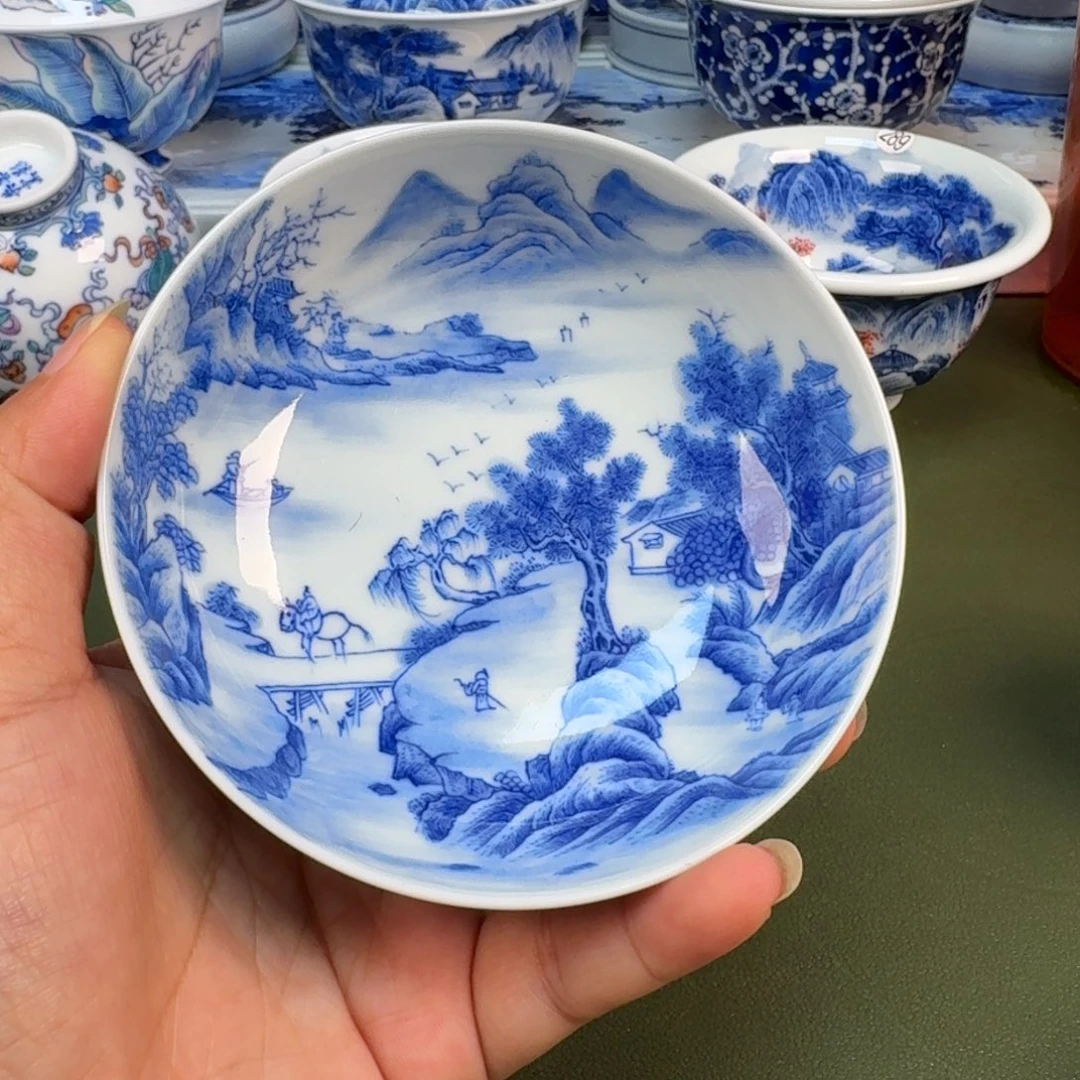 景德镇春手绘茶具圆圆214