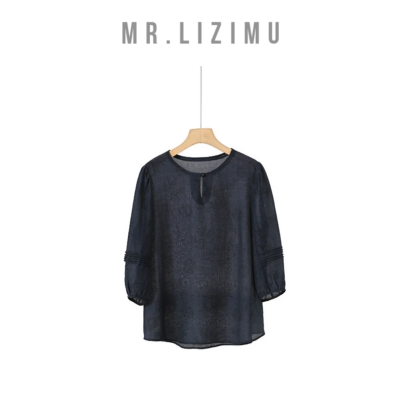 李子木先生时尚百搭老钱风松弛感气质小衫女衬衫2025新款爆款洋气