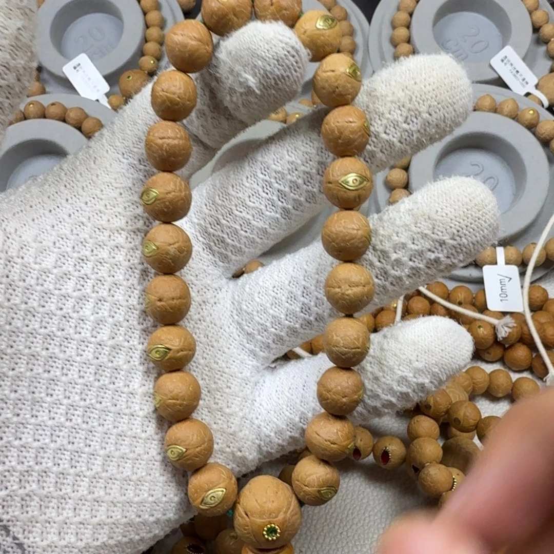 凤眼菩提吊坠11mm凤眼手串法罗眼铜眼