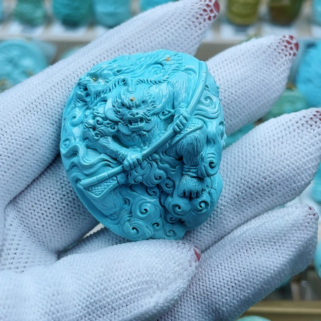 绿松石未镶嵌珠宝奇石