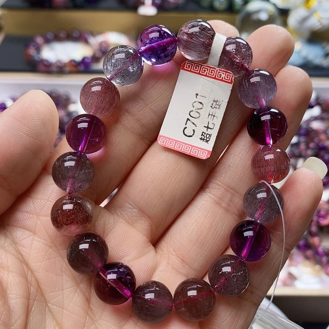 未镶嵌手链水晶10.8超七满发C7001