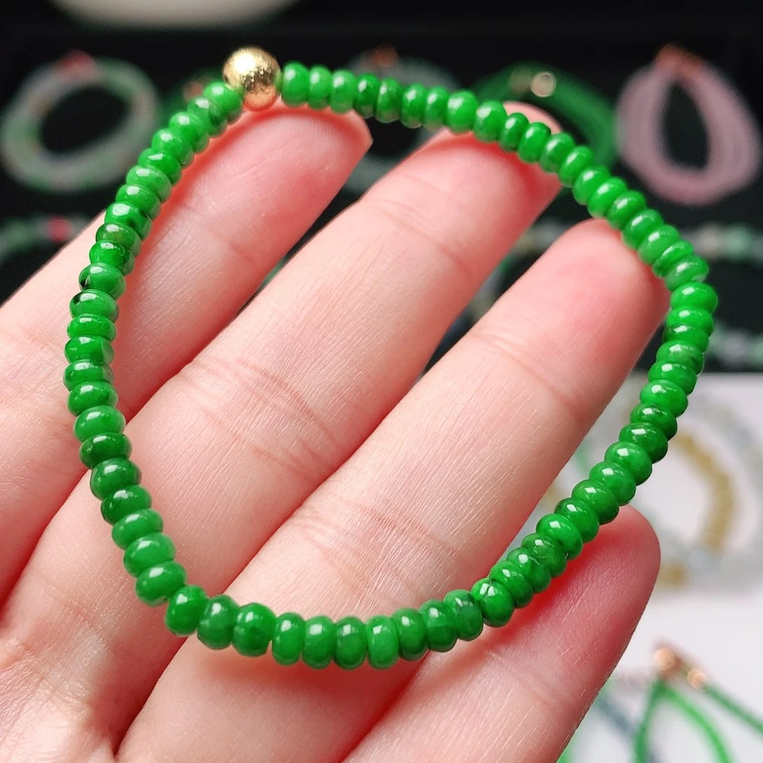 未镶嵌手链翡翠翡翠
