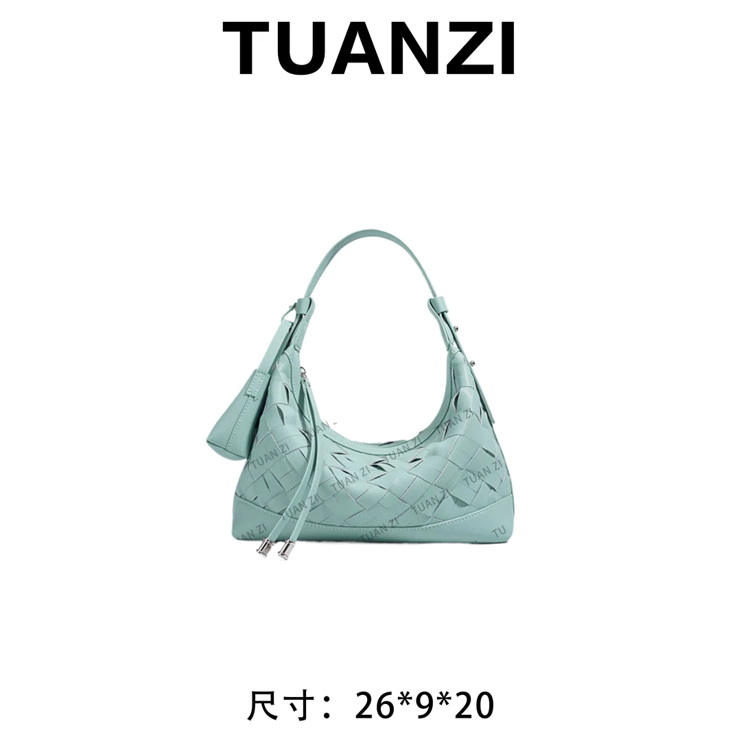 春夏新款女士轻奢时尚腋下女包 ZG-X9275A-月光蓝