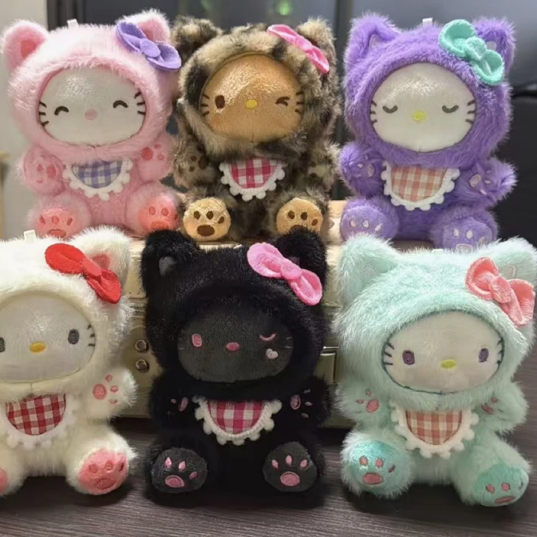 可爱围兜kt猫公仔学生文具套装 一单到手10个