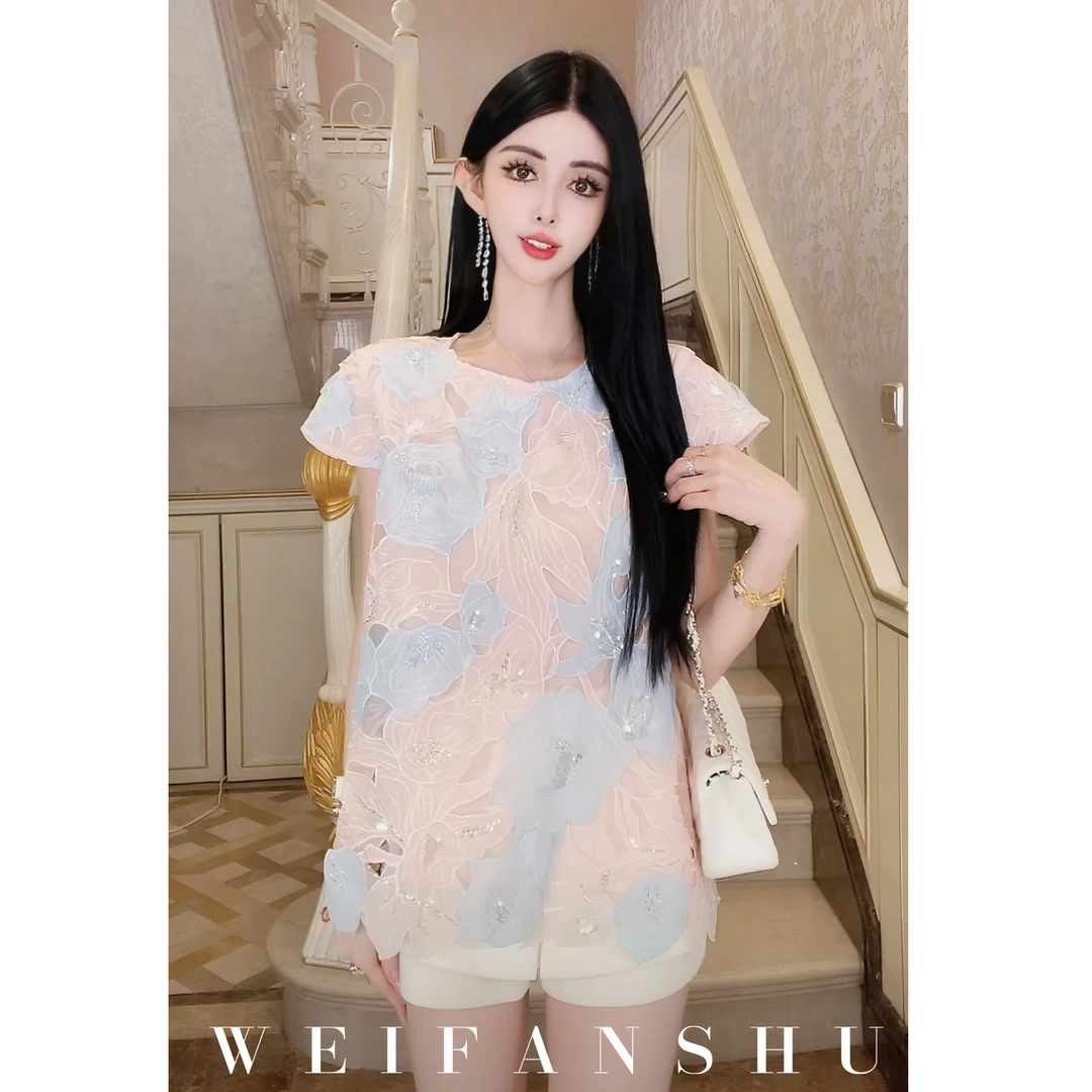 WEIFANSHU/魏凡舒【珊瑚月光】上衣