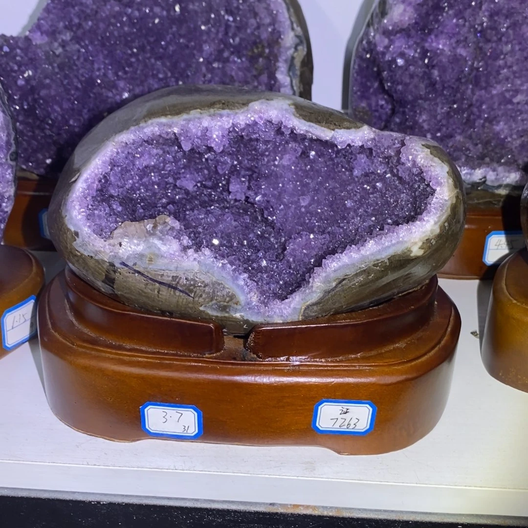 钱袋子未镶嵌紫晶小潘