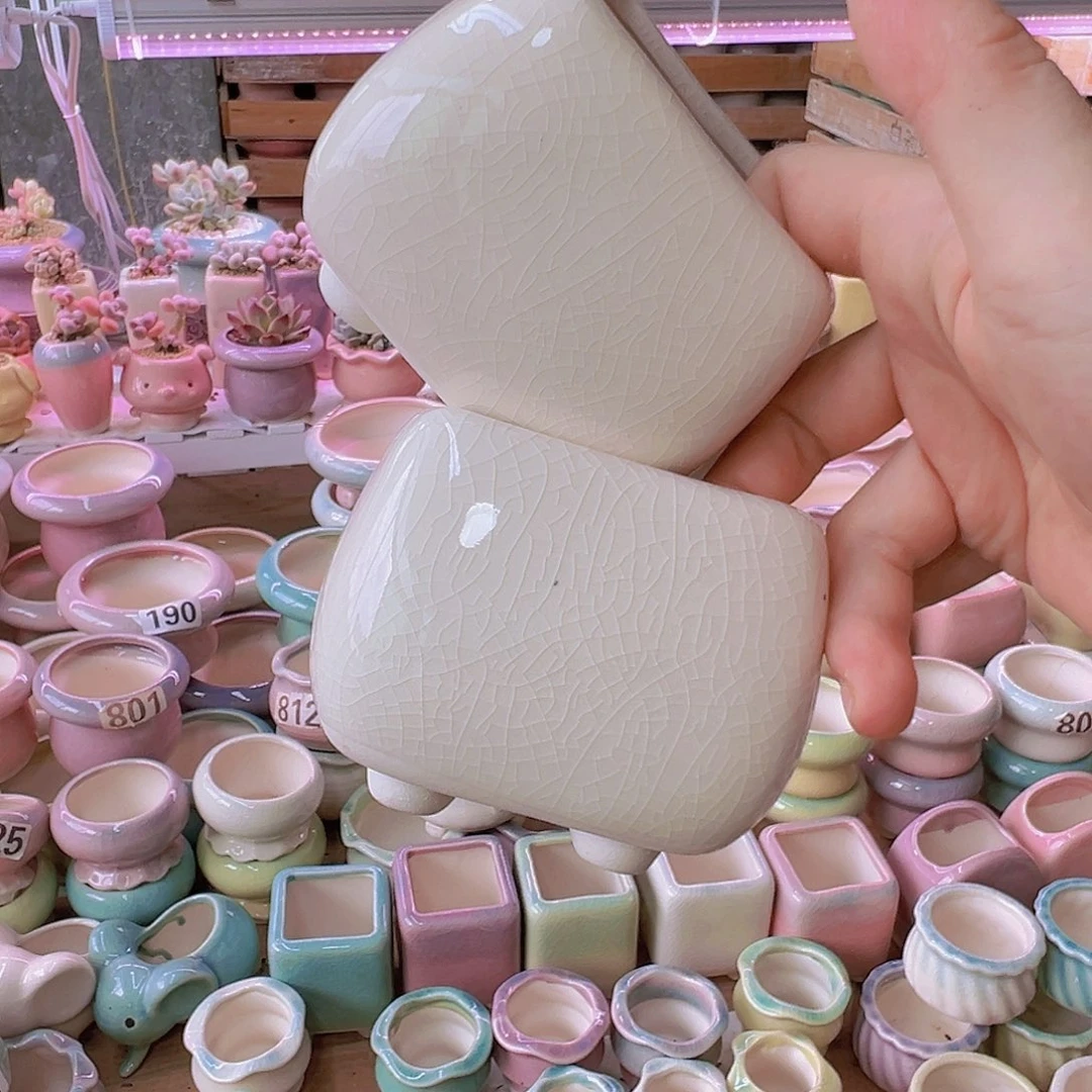 陶瓷花盆当场满12包邮