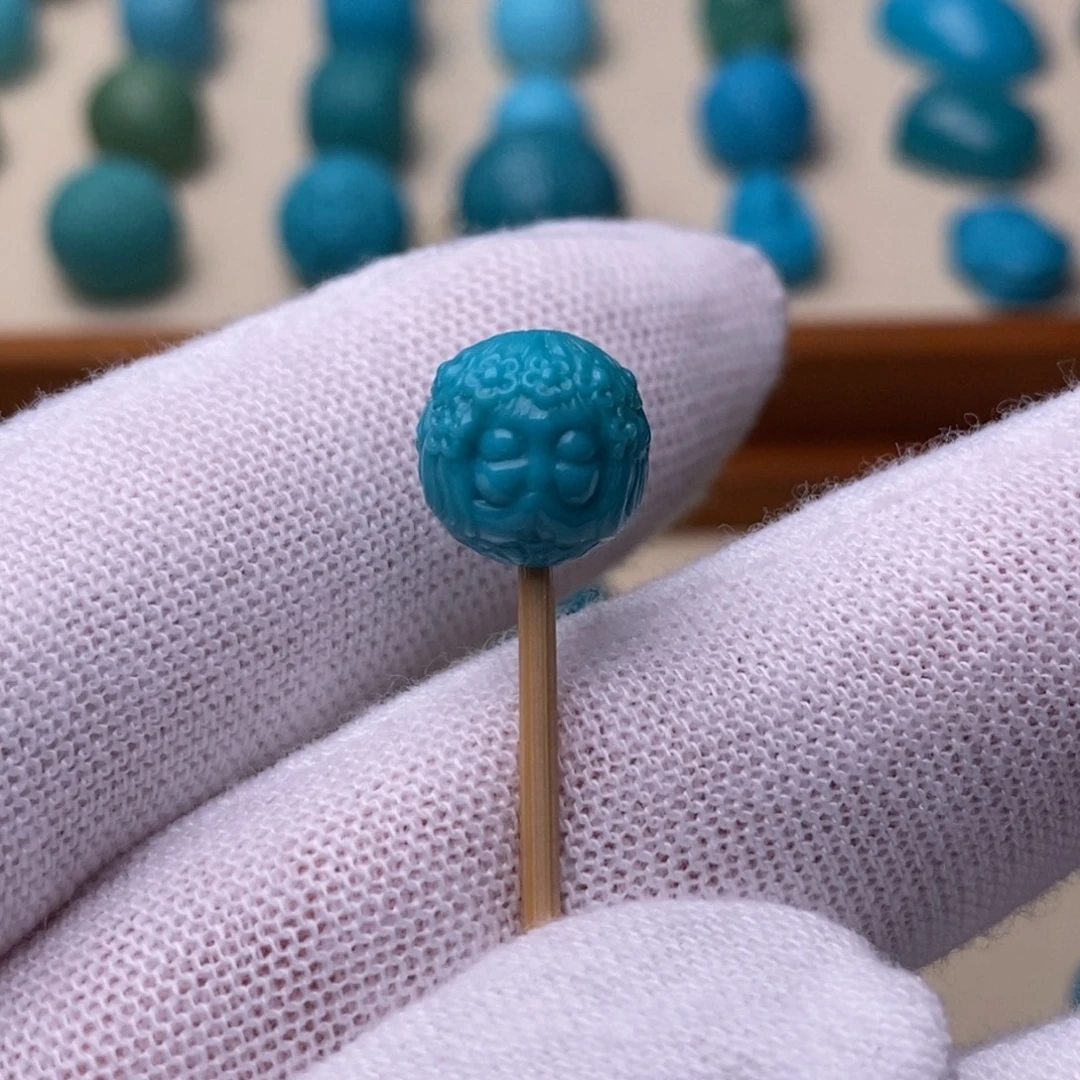 绿松石未镶嵌绿松石美人鱼10.2