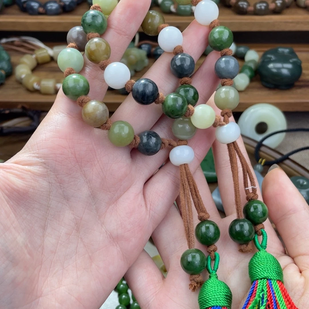 和田玉未镶嵌手链