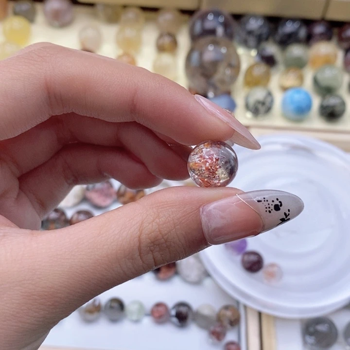 水晶颈饰未镶嵌1*打孔no退换