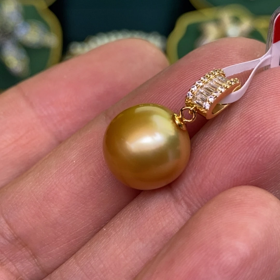 颈饰银S925镶嵌海水珍珠