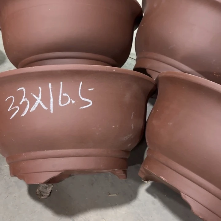 紫砂花盆100-4。     33-16.5。
