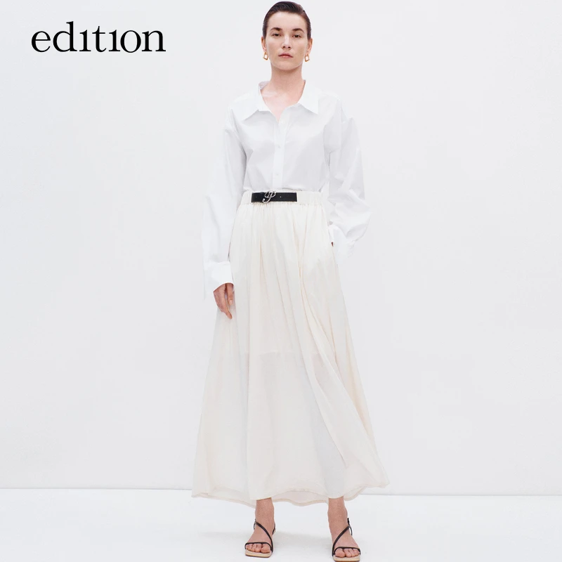 【赵老板专属】edition时尚假两件拼接衬衫装连衣裙#EBC2DRS047