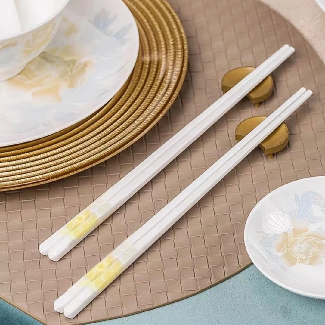 风华似玉高档筷子防霉防滑易清洗陶瓷筷