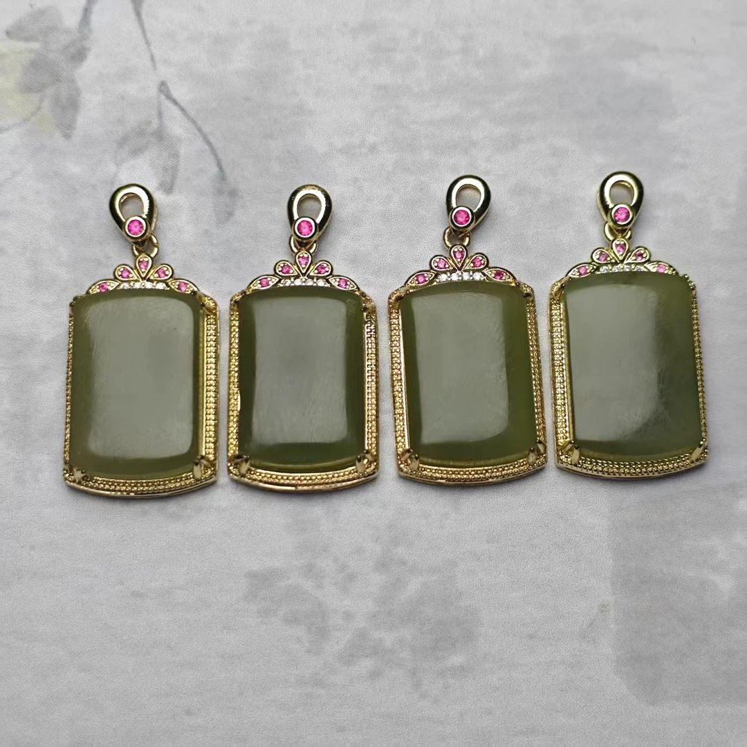 和田玉无事牌吊坠多样性发货拍一发一