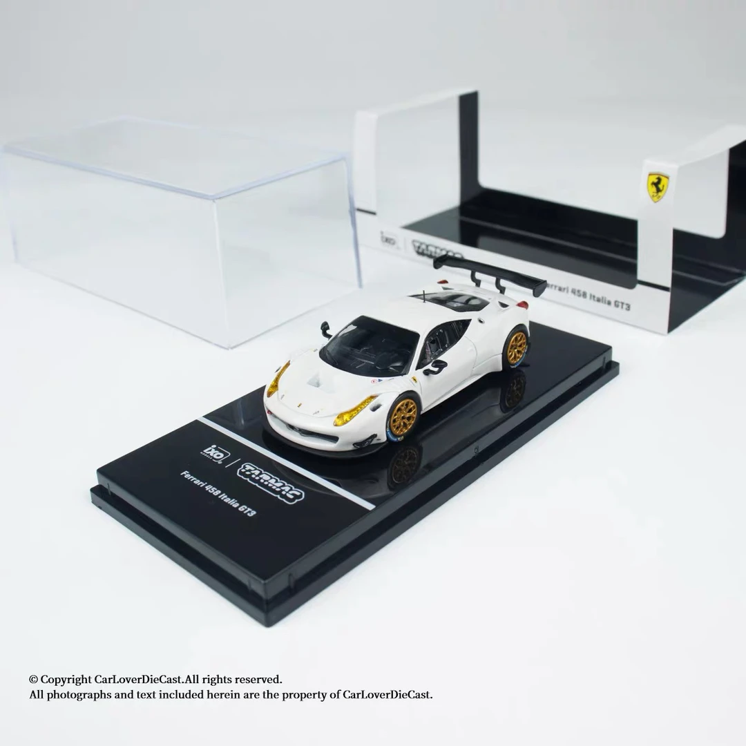 TARMAC WORKS TW Ferrari 跃马 458 Italia GT3 合金1/64汽车模型