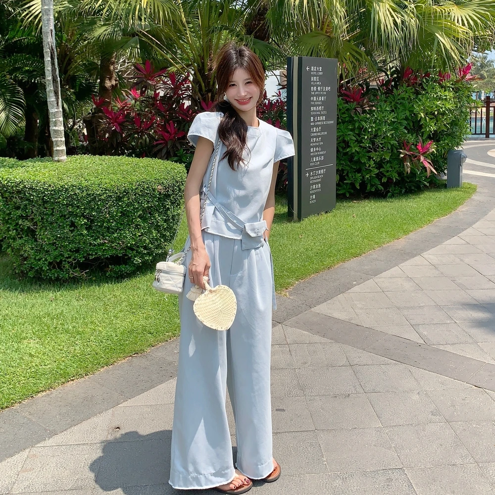 【首发 大货已出 放心推】时尚套装女2025夏2C227/2