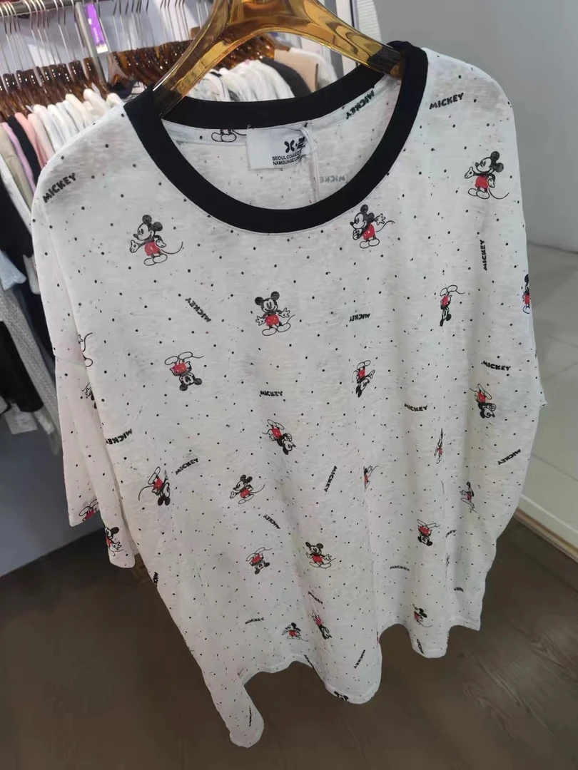 6181 姐妹们福利 夏季波点卡通大版短袖 NO退换