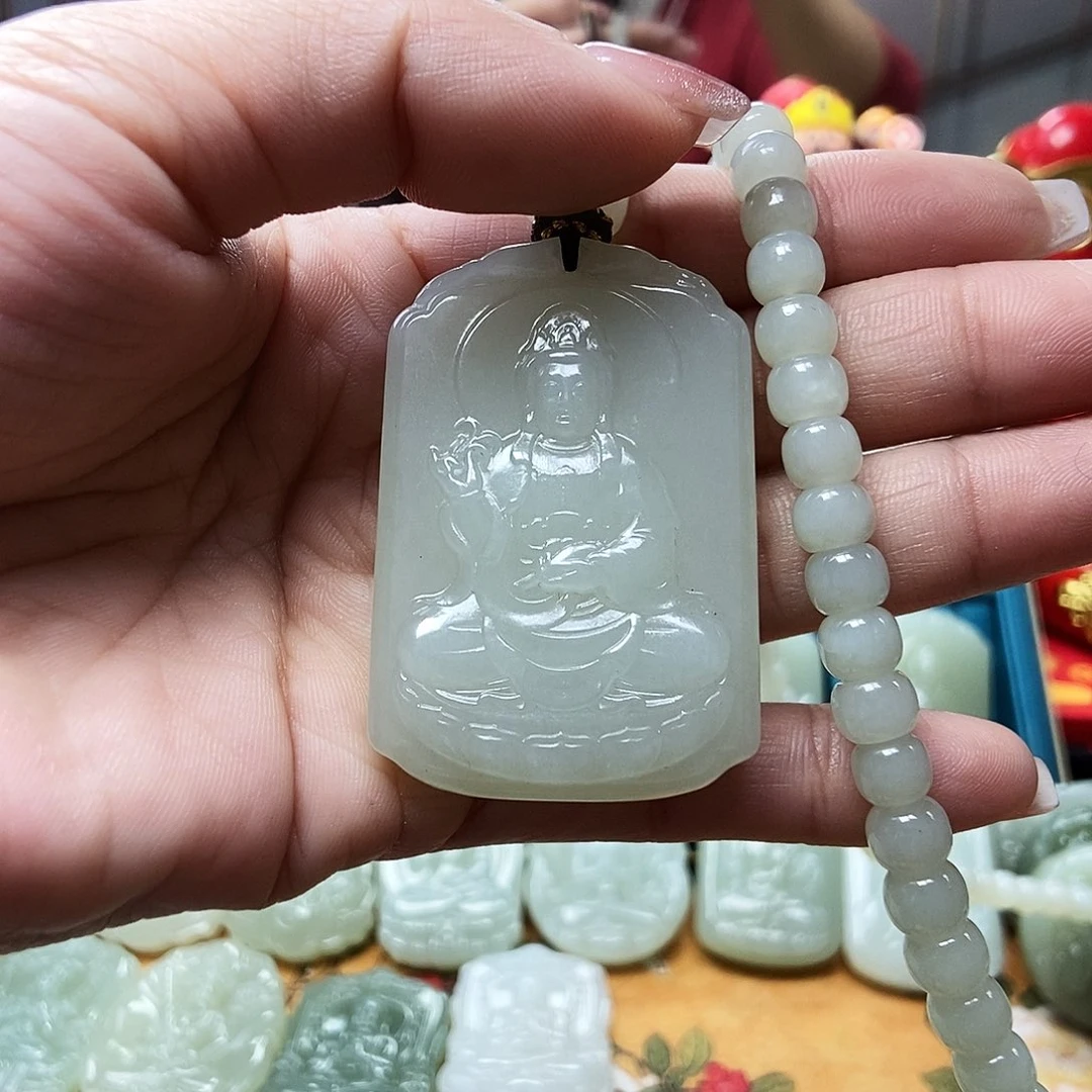 和田玉颈饰未镶嵌随**欲