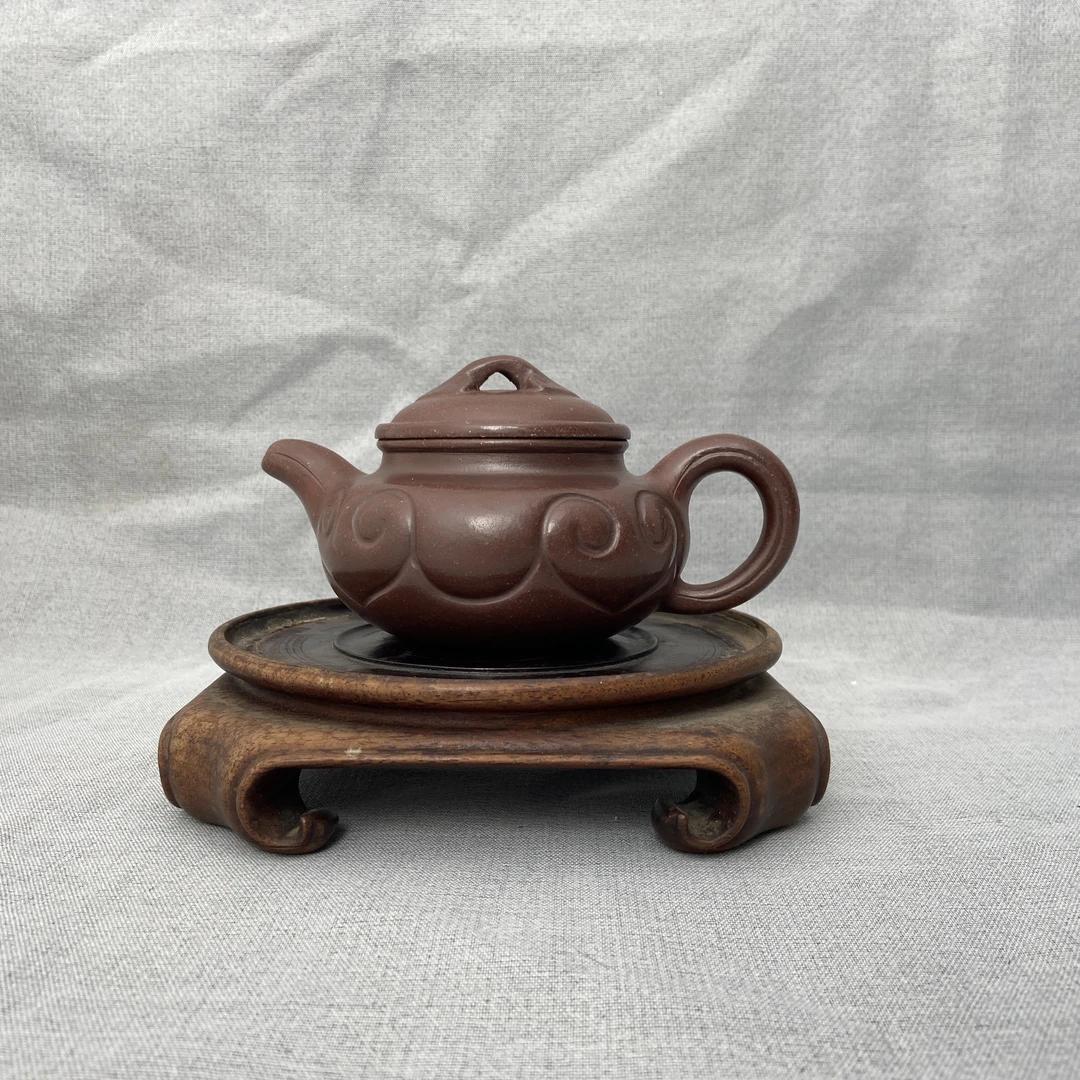 宜兴手工紫砂陶 茶壶GS3489-60