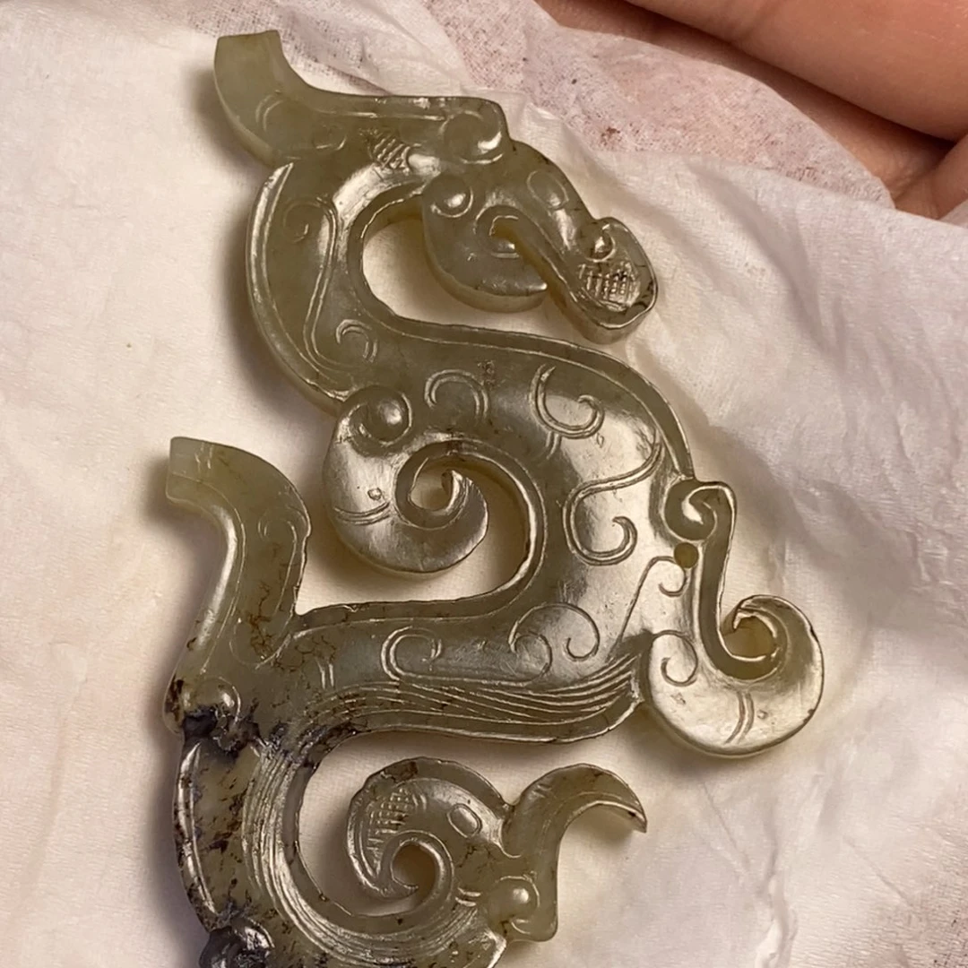 颈饰未镶嵌和田玉奋***蚁