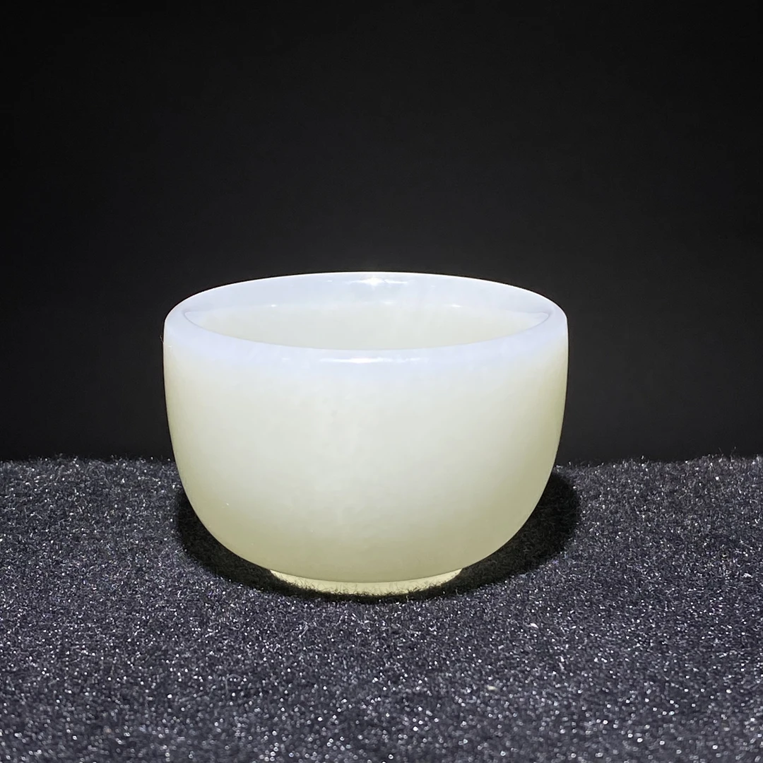 臻藏（8A）和田玉茶杯2501100001