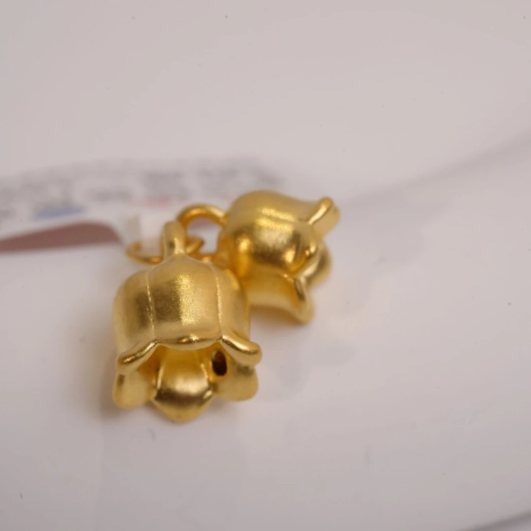 【小辛专属】足金999铃兰花吊坠 0.58 GPT097