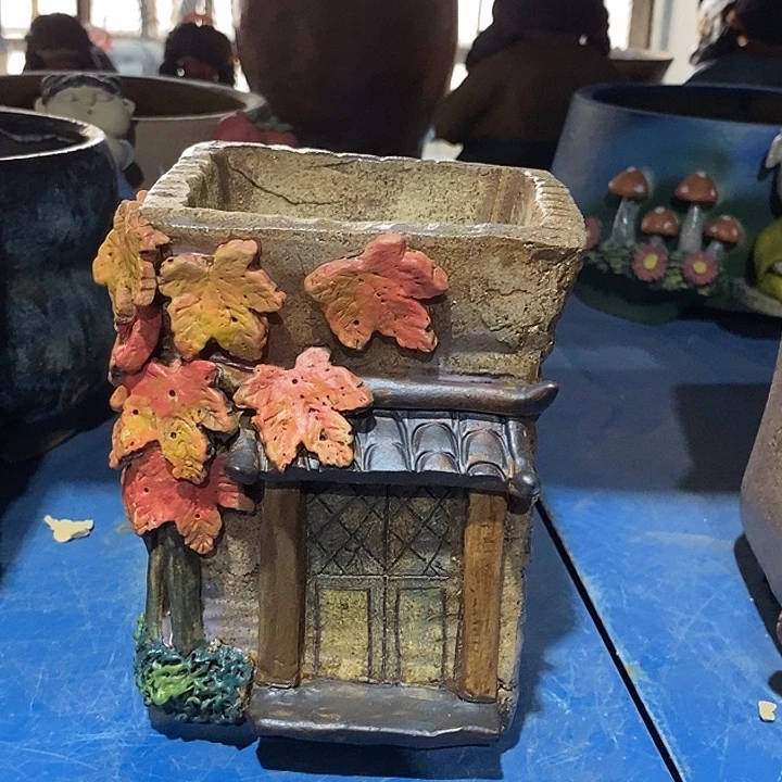 微瑕8 号陶然花器手工花盆