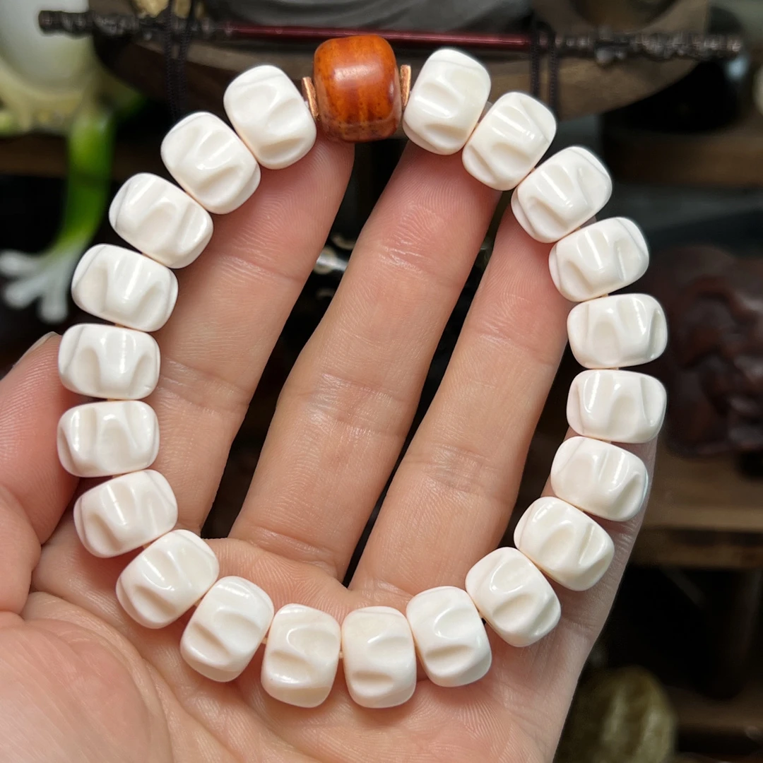 14鹿角手串，高瓷高白高润