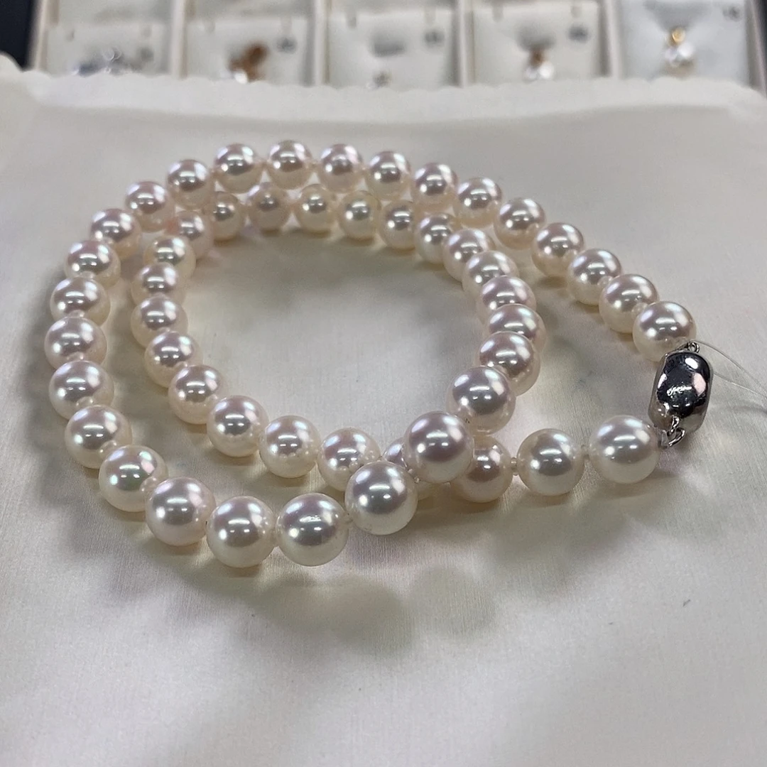 海水珍珠项链未镶嵌8-8.5