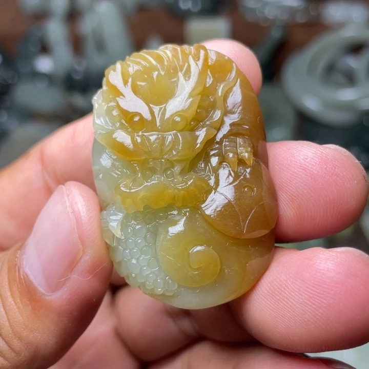 和田玉未镶嵌颈饰瑾**琅