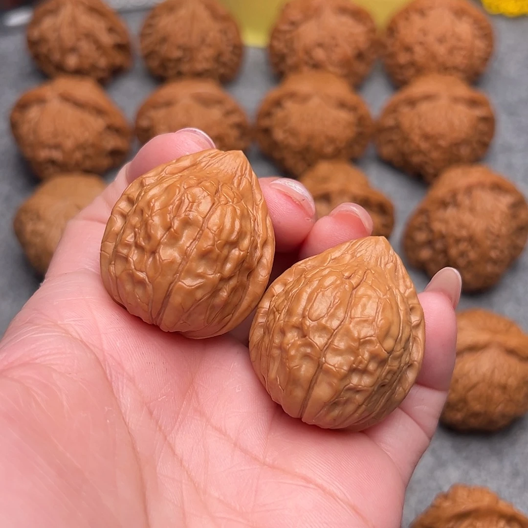 把件文玩核桃精品龟甲文33全品肚36毕业款