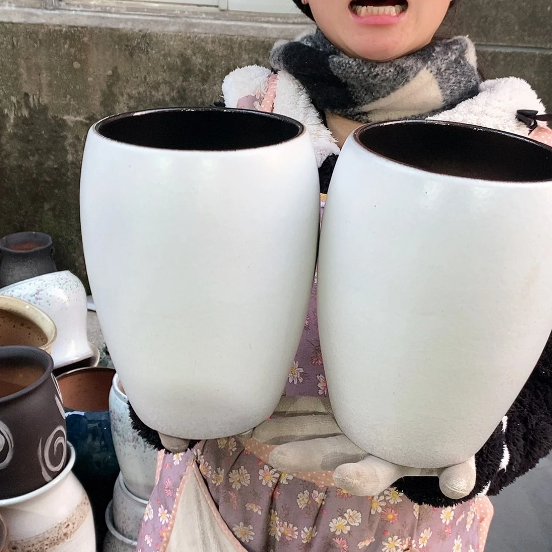 紫砂花盆正品口15高23