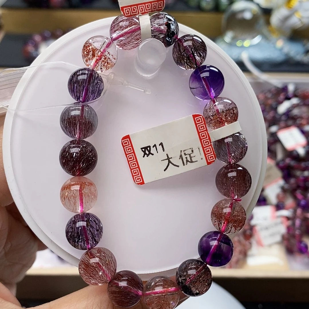 未镶嵌手链水晶10.4超七金草莓多8折毕业K608